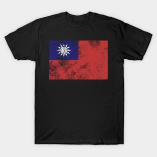 Taiwan Vintage Flag T-Shirt